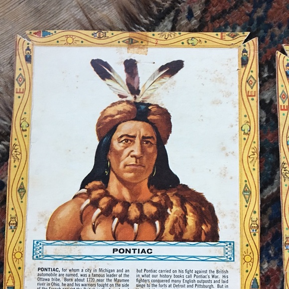 1963 Kellogg’s Wild West men Indians